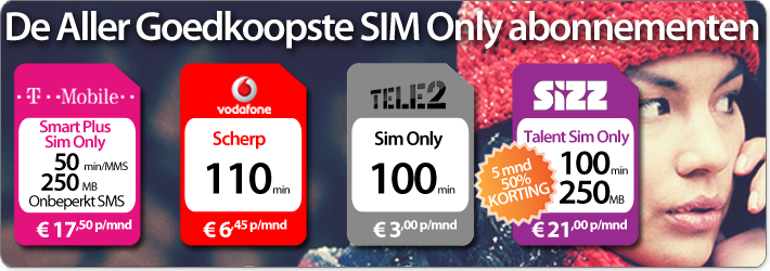 De aller goedkoopste Simonly vind je bij One Mobility
