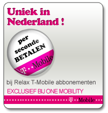 Uniek in Nederland! T-Mobile Relax abonnementen per seconde betalen.