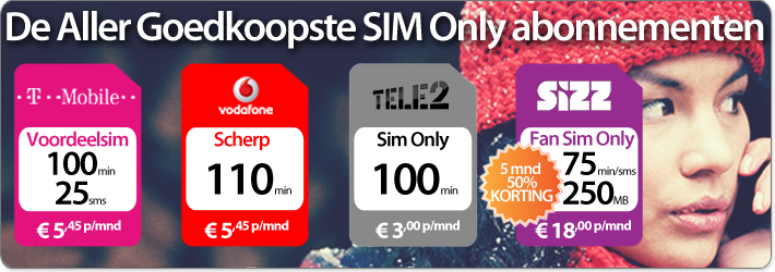 De aller goedkoopste Simonly vind je bij One Mobility